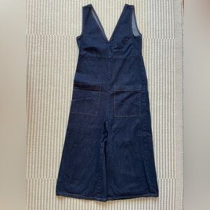 Yoox denim culotte jumpsuit